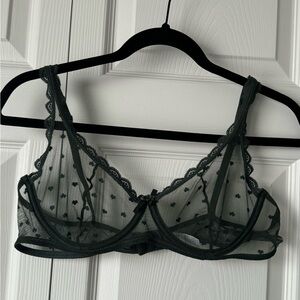 Mesh unlined bra